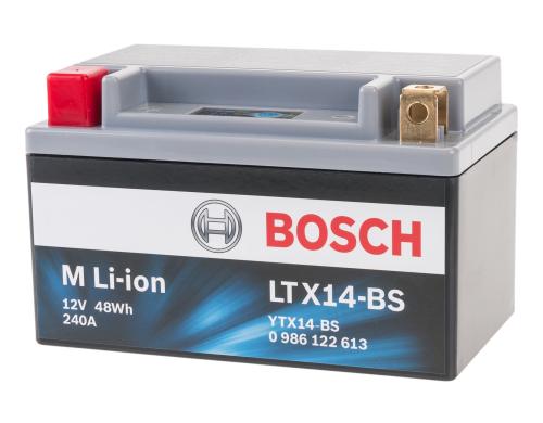 Bosch Automotive Motorradbatterie LTX14-BS Li-Ion 12V/ 4Ah