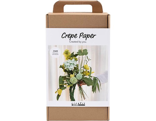 Creativ Company Bastelset Blumen, Krepppapier
