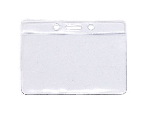 Ausweishülle 95x60mm AWQ13b Querloch / 2 Rundlöcher, 100 Stück