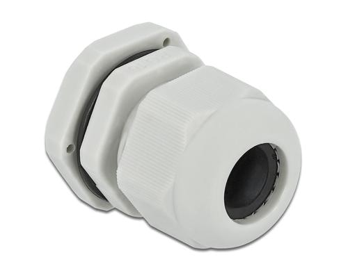 Delock Kabelverschraubung PG16 27mm IP 68, grau, 10 Stück