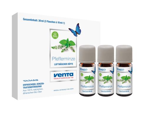 Venta Bio-Duftöl Pfefferminze 3 x 10 ml