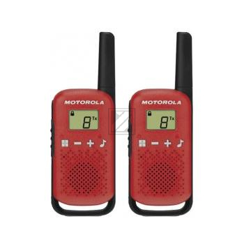 MOTOROLA Funkgerät T42 2er Set, Rot