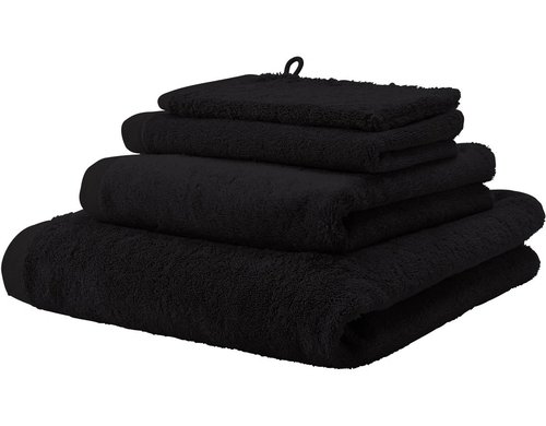 Aquanova Duschtuch London, 100x150 cm Schwarz,100% ÄgyptischeBaumwolle, 600 gr/m²