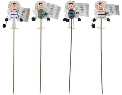 Arti Casa Gartenstecker Biene, assortiert Länge 48 cm