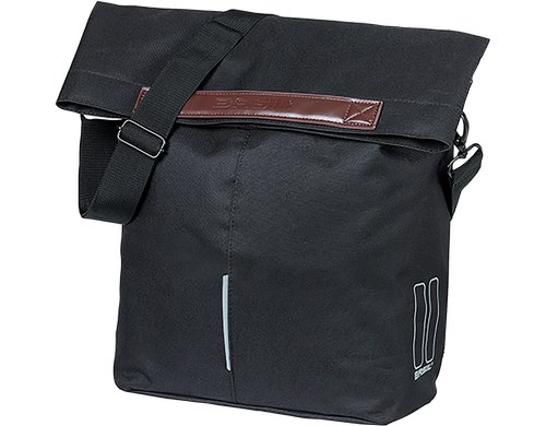 BASIL City Fahrradshopper MIK Hooks Gepäckträgertasche, 14-16L, schwarz
