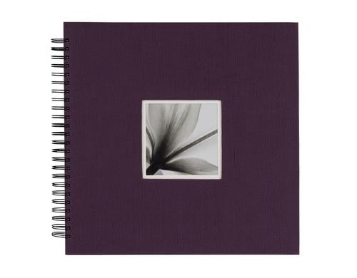 Dörr Spiralalbum Unitex Violett 34 x 34 Bildfor 34 x 34 cm, 20 Blätter | 40 Seiten