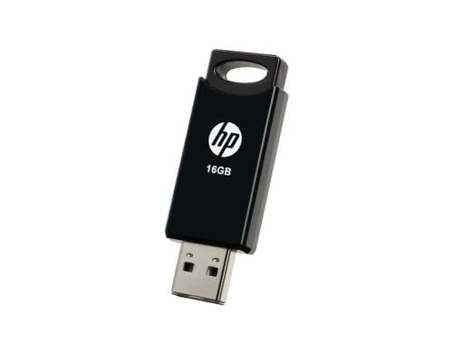 HP USB2.0 v212w 16GB Lesen: 14MB/s, Schreiben: 4MB/s, schwarz