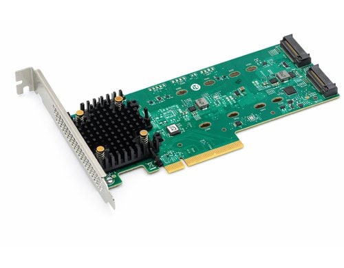 Broadcom MegaRAID 9520-2M2 2Port Controller NVMe M.2 SSD, SATA M.2 SSD