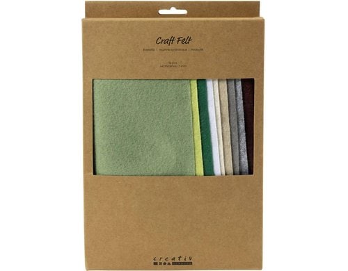 Creativ Company Bastelfilz A4 10 Stück, sortiert