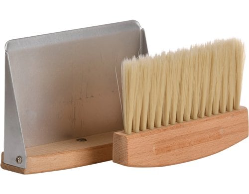 Esschert Design Kehrset für den Tisch 15.8x11.3x4.1 cm (LxTxH), Holz, Stahl, PBT