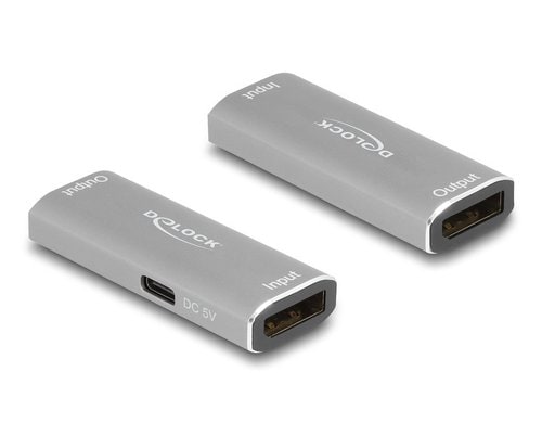 Delock DisplayPort1.4  Repeater 8K 30Hz bis zu 20m