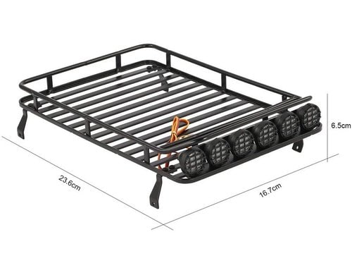 Absima 1:10 Metall-Dachträger inkl. LEDs