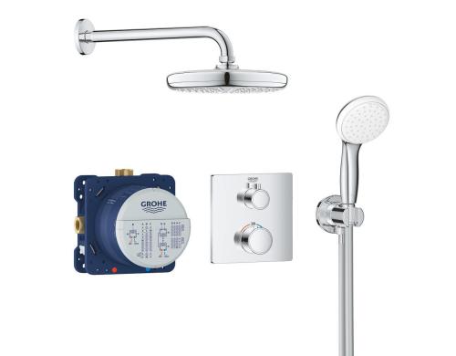 GROHE Grohtherm Duschsystem Unterputz Tempesta 210