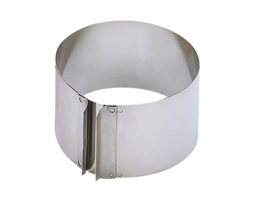 Kaiser Tortenring mit Griffen, 90 mm Edelstahl