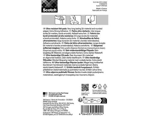 Filzgleiter  Ø 17mm, 16/Packung Extrembeständige Filzpads