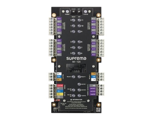 Suprema Input Erweiterungs Modul 12 Überwachte Eingänge,2xAUX,2xRelais