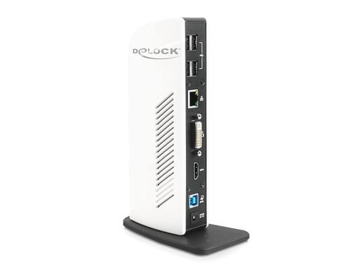 Delock Port Replicator USB3.0 6xUSB, 1xGiga LAN, 1xDVI(24+5). 1xHDMI,
