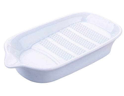 Fackelmann Ingwerreibe Hobel New China Bone 153x83x30mm, weiss, Keramik