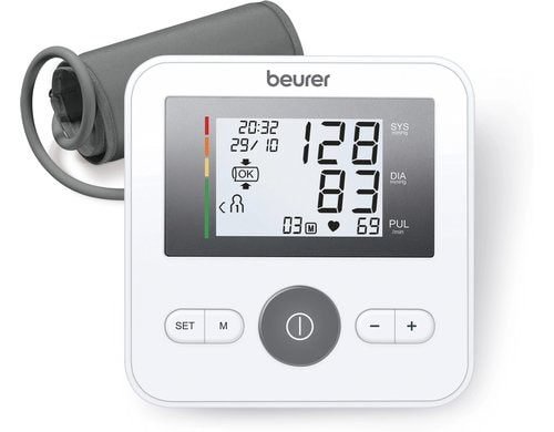 Beurer Blutdruckmessgerät BM27+ Oberarm, 2x 60 Speicherplätze