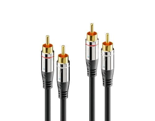 Sonero 2x Cinch Stereo Audio Kabel 2.00m, Stecker  Stecker