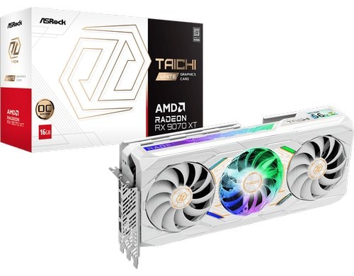 ASRock AMD Radeon RX 9070 XT Tai Wh OC 16GO AMD Radeon RX9070 XT, 1x HDMI, 3x DP