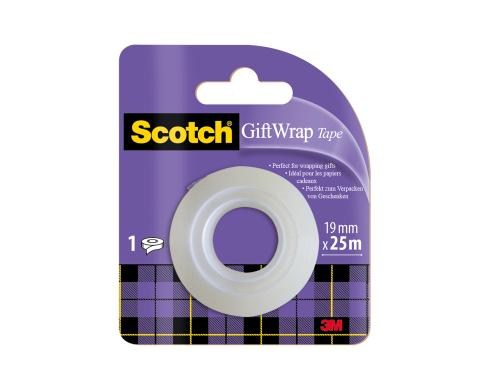 3M Scotch Geschenkklebeband 19mmx25m 1 Rolle