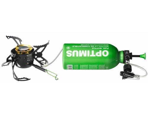 Optimus Polaris mit 0,4 L Brennstoffflasche Hybrid Kocher