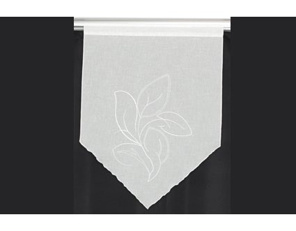 Hubatka Spitzhänger, offwhite Spitzhänger mit Stickerei 045x060cm