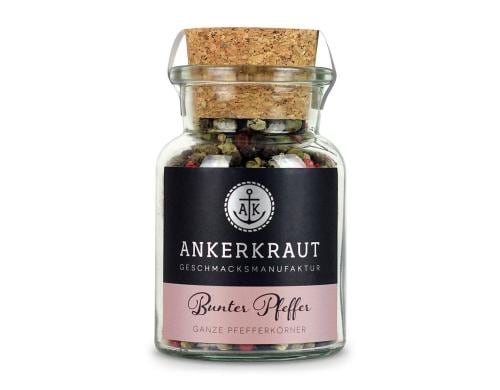 Bunter Pfeffer 70g, Glas klein