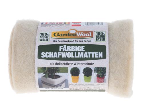 GardenWool Winterschutzmatte farbig weiss 200 x 20 x 0.5 cm, 300g/m2