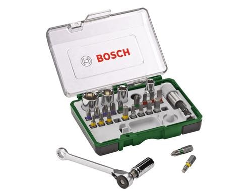 Bosch Schrauberbit- und Ratschen-Set 27-tlg.