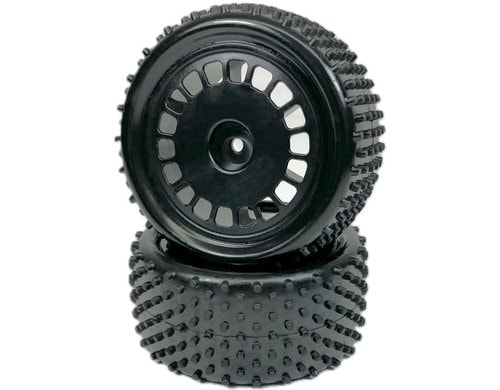 Absima 1:10 Buggy Räderset Mini Pin hinten schwarz (2)