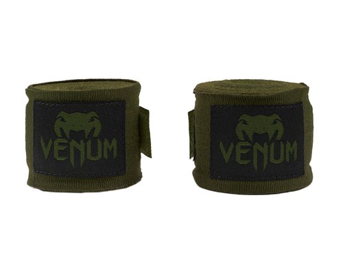 Venum, Kontact Boxing Handwraps 4 m, Olivgr Khaki/Black ,Länge 4m