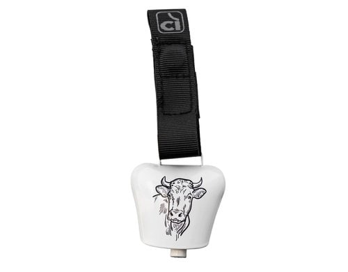 Incirca Glocke, COWBELL, weiss mit Kuh Glocke