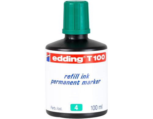 Edding Nachfülltusche T-100 Permanent 100 ml, grün