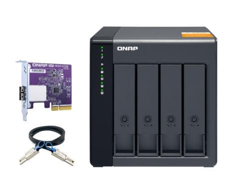 QNAP Desktop SATA 6Gbps JBOD Gehäuse 4-bay 2.5 + 3.5 SATA HDD