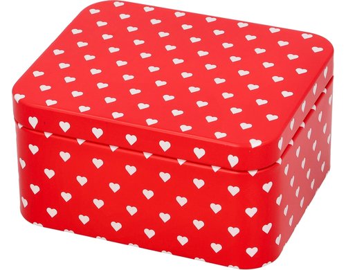 RBV Birmann Gebäckdose Valentin mit Herzen 12 cm