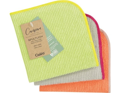 Cawö Spültuch Trio pistazie/mandarine