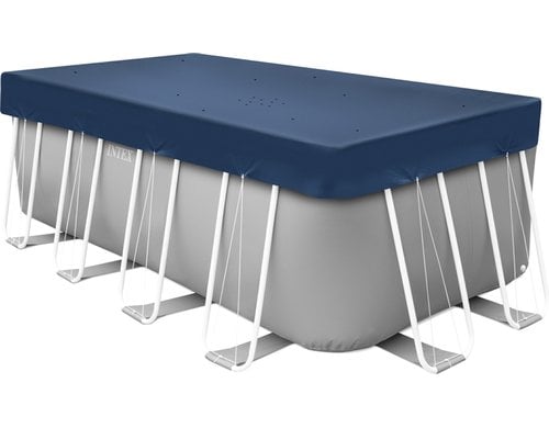 4m x 2m rechteckige Allwetter-Deluxe PoolabdeckungDunkelblau