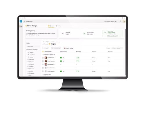 AXIS Camera Station Coud Storage 1 Jahr 1 Jahr, 720p, 30 Tage, Edge