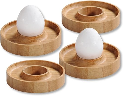Kesper Eierbecher-Set 4 Stück, Braun