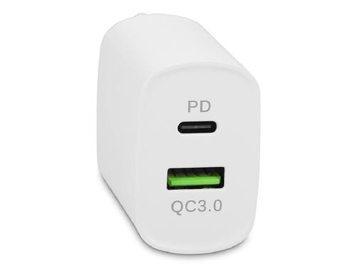 LMP Dual Port Power Adapter iPad/iPhone USB-A und USB-C max. 20W