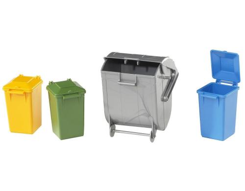 Bruder Spielwaren Zubehör: Mülltonnen-Set Alter 3+