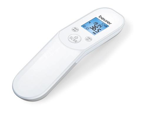 Beurer Fieberthermometer Kontaktlos FT 85 60 Speicherplätze, LED Fieberalarm