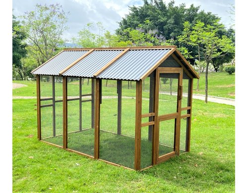 pethomes Freilaufgehege Outdoor Park 240 x 135 x 170 cm