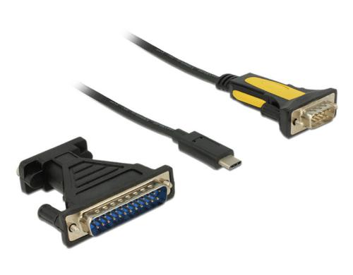 Delock Adapter USB TypeC zu Seriell, Chipsatz: Prolific PL2303RA, L: 1,8m