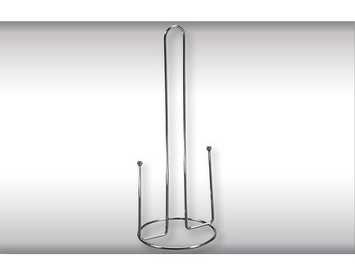Kesper Küchenrollenhalter Ø 12 cm, Höhe: 32,5 cm, Silber