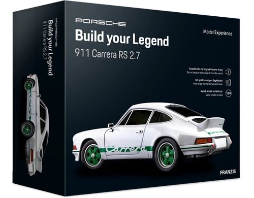 Franzis Porsche 911 Carrera RS 2.7 Weiss/Grün Bausatz