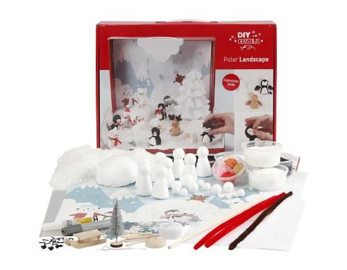 Creativ Company Bastelset Polarlandschaft grosses Materialset