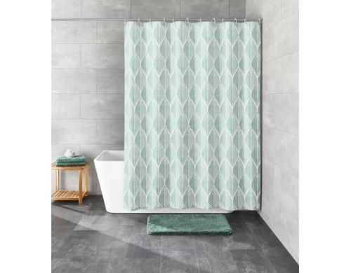 Kleine Wolke Duschvorhang Leaf 100% Polyester, 180x200 cm